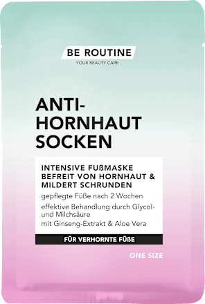 Fußmaske Socken, Anti Hornhaut (1 Paar) BE ROUTINE