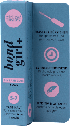 Wimpernkleber Bond Girl+ schwarz GirlGotLashes