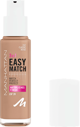 Foundation Easy Match 35C Classic Beige MANHATTAN Cosmetics