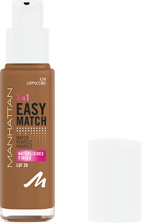 Foundation Easy Match 42W Cappuccino MANHATTAN Cosmetics