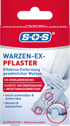 Warzen Entferner Pflaster, Warzen-Ex SOS