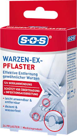 Warzen Entferner Pflaster, Warzen-Ex SOS
