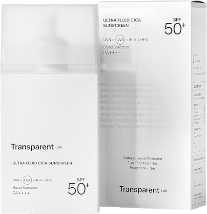 Gesichtsfluid Ultra Fluid Cica Sunscreen LSF 50+ Transparent Lab