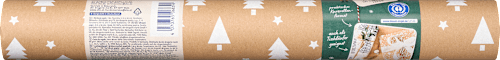 Geschenkpapier Calgary, Naturpapier/Lack weiß, Kurzrolle Profissimo