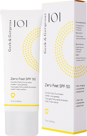 Gesichtscreme Sonnenschutz 101 Zero Feel LSF 50 Geek&Gorgeous