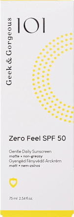 Gesichtscreme Sonnenschutz 101 Zero Feel LSF 50 Geek&Gorgeous