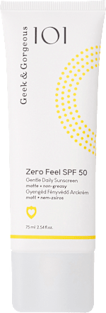 Gesichtscreme Sonnenschutz 101 Zero Feel LSF 50 Geek&Gorgeous