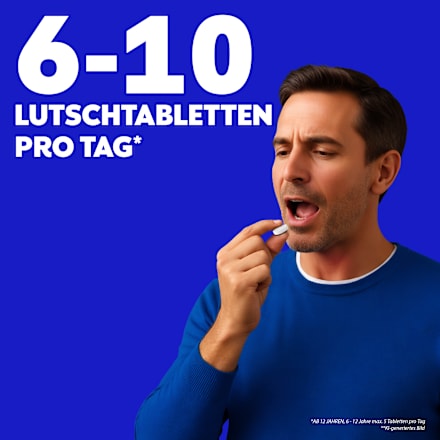 WICK AngiMed Lutschtabletten 5mg/1mg Chlorhexidindihydrochlorid/Lidocainhydrochlorid Monohydrat mit Zitronengeschmack WICK