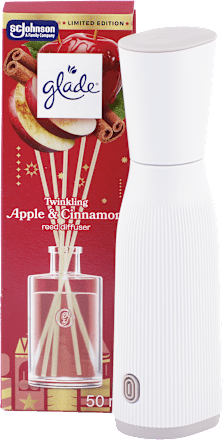 Darčekové balenie Sprej a Difuzér s tyčinkami - Twinkling Apple & Cinnamon glade