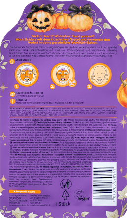 Mintás szövetmaszk  Pretty Halloween minden bőrtípusra Balea