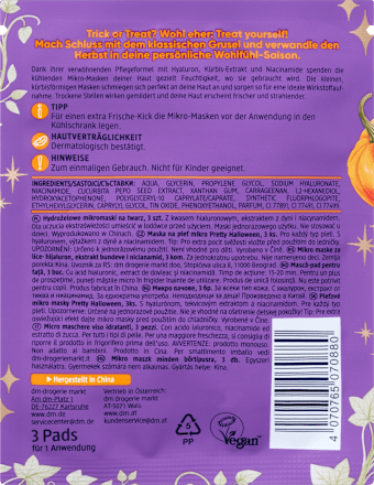 Maska za lice u obliku bundeve Pretty Halloween Balea