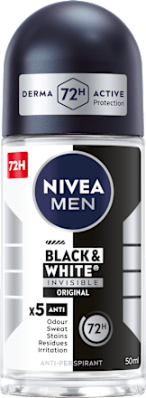 Deo roll-on Invisible for Black & White Original NIVEA MEN