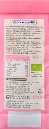 Schokolierte Erdbeerstücke dmBio