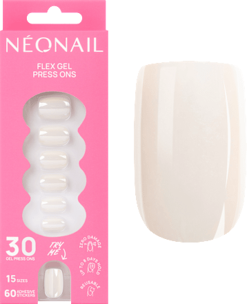 Press Ons Glazed Toffee Short Square NÉONAIL