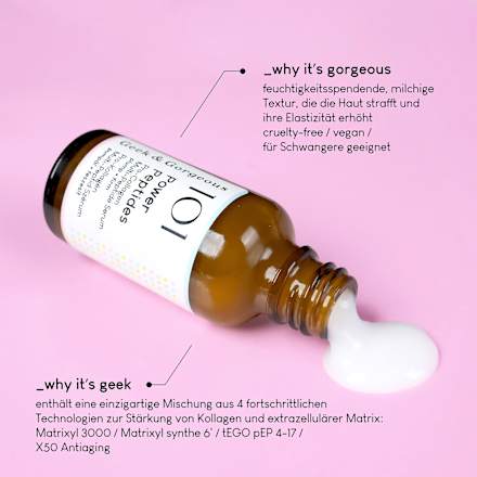 Gesichtsserum 101 Power Peptides Geek&Gorgeous