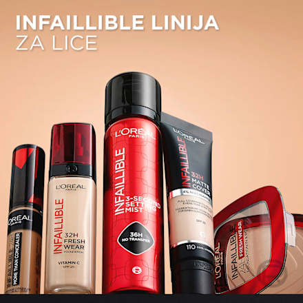 Infaillible 32H FRESH WEAR tečni puder – 125 Warm, SPF 25 L'ORÉAL PARiS