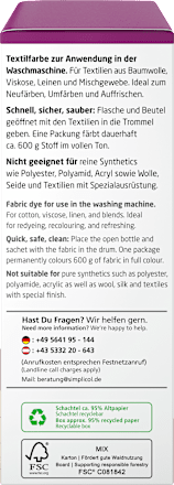Textilfarbe intensiv Sinnliche Beere Simplicol