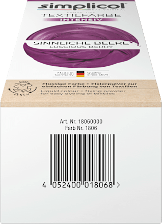Textilfarbe intensiv Sinnliche Beere Simplicol