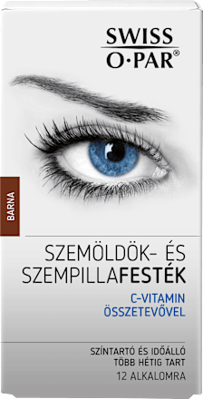 Szempilla és szemöldök festék, barna Swiss-O-Par
