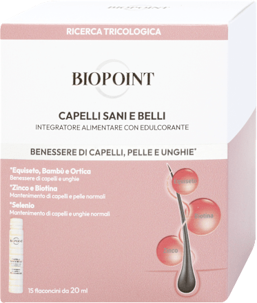 Integratore CAPELLI SANI E BELLI BIOPOINT