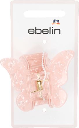 Haarklammer Schmetterling Acryl rosa ebelin