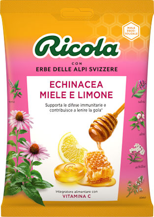 Caramelle Echinacea miele e limone in busta Ricola