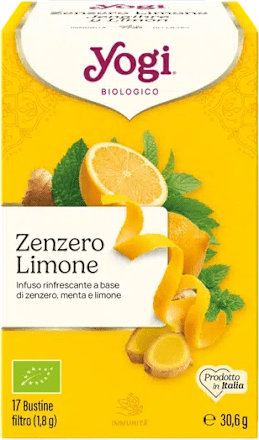 Zenzero e limone tisana bio Yogi