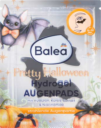 Augenpads Hydrogel Pretty Halloween Fledermäuse (1 Paar) Balea