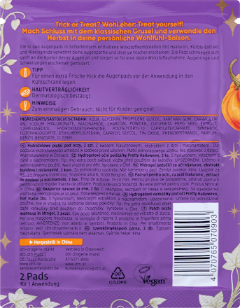 Augenpads Hydrogel Pretty Halloween Schleifen (1 Paar) Balea