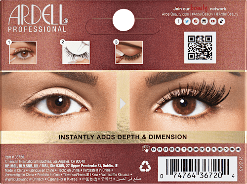 Künstliche Wimpern Balayage Wispies Chocolate (1 Paar) ARDELL
