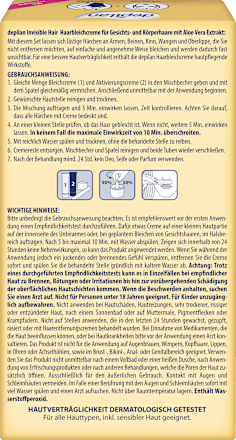 Haarentfärbungscreme Körper und Gesicht depilan