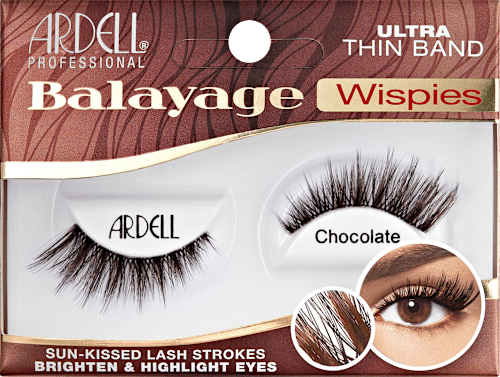 Künstliche Wimpern Balayage Wispies Chocolate (1 Paar) ARDELL
