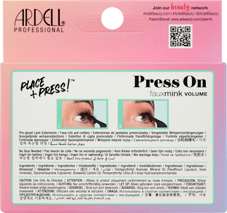Künstliche Wimpern Press On Mini Faux Mink Volume ARDELL