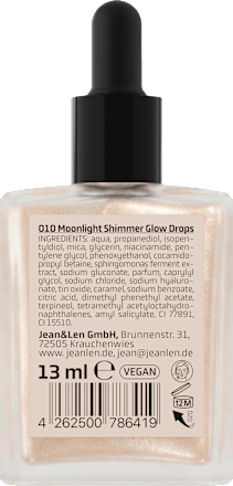 Highlighter Drops The Liquid Glow Glazing Drops 010 Moonlight Shimmer Jean&Len