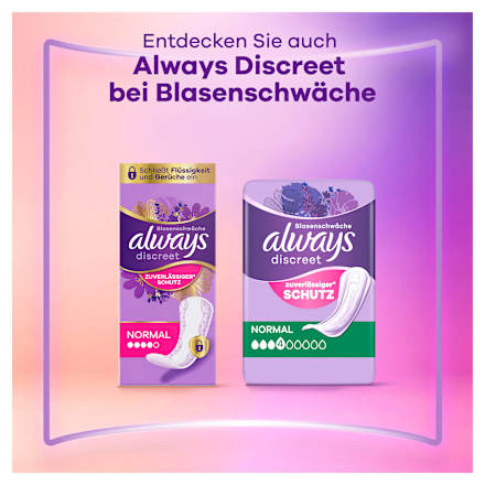 Slipeinlagen Daily Protect Normal mit Duft always