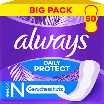 Slipeinlagen Daily Protect Normal mit Duft always