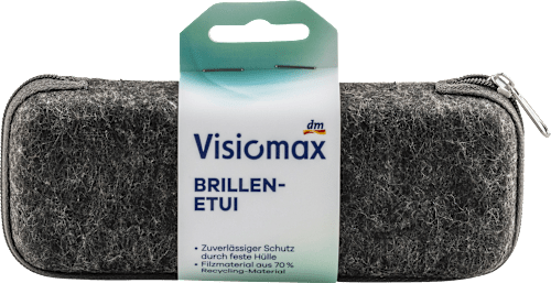 Brillenetui aus Filz mit Reißverschluss Visiomax