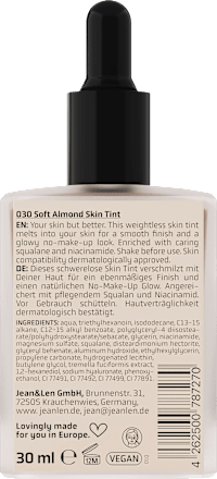 Foundation The Naked Perfect Skin Tint  030 Soft Almond Jean&Len