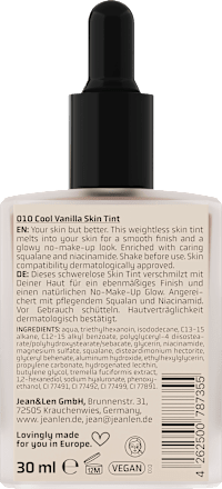 Foundation The Naked Perfect Skin Tint 010 Cool Vanilla Jean&Len