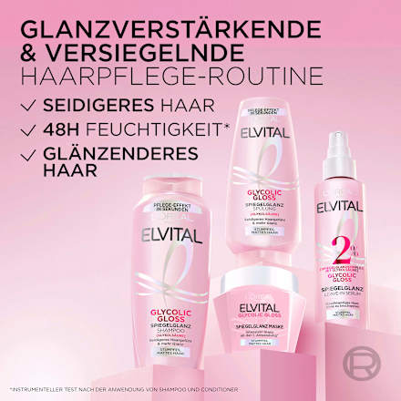 Haarmaske Glycolic Gloss Spiegelglanz L'ORÉAL PARiS ELVITAL