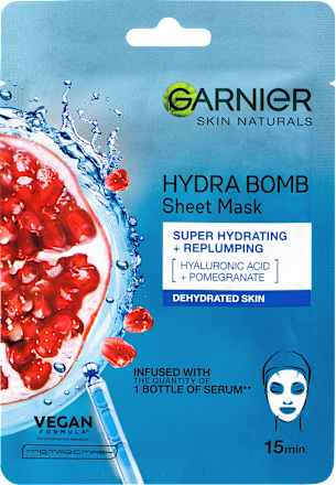 Hydra bomb szövetmaszk GARNIER SKIN NATURALS