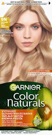 Tartós hajfesték, nagyon világos szőke 9N GARNIER Color naturals