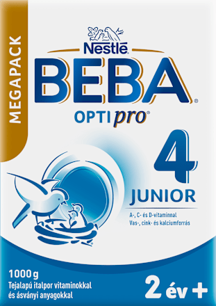 OPTIPRO 4 JUNIOR Tejalapú italpor vitaminokkal és ásványi anyagokkal 2év+ BEBA