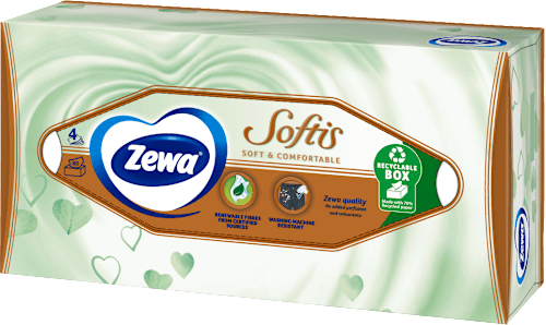 Козметични кърпички Soft & Comfortable Zewa