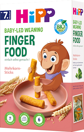 Kindersnack Finger Food Mehrkorn-Sticks ab dem 7. Monat HiPP