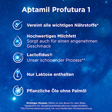 Anfangsmilch 1 Profutura Duo Advance von Geburt an Aptamil
