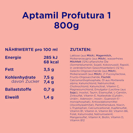 Anfangsmilch 1 Profutura Duo Advance von Geburt an Aptamil