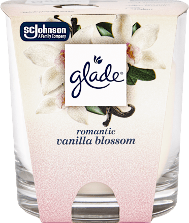 Vonná sviečka v skle Romantic Vanilla Blossom glade