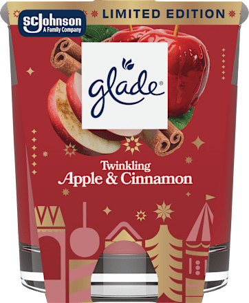 Dišeča sveča Twinkling Apple & Cinnamon glade