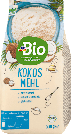 Kokosová múčka zo sušenej kokosovej dužiny dmBio